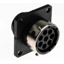 ITT Cannon Circular Connector 8 Contacts, Flange, Plug, Female, IP40 UTG0128S