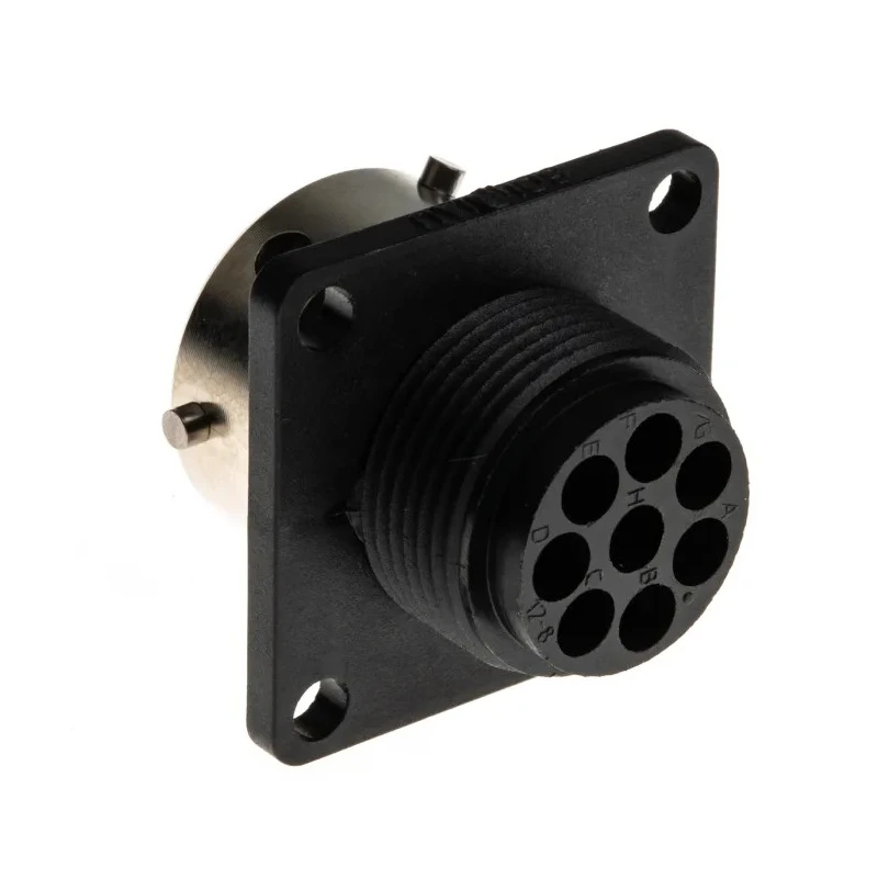 ITT Cannon Circular Connector 8 Contacts, Flange, Plug, Female, IP40 UTG0128S