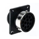ITT Cannon Circular Connector 12 Contacts, Flange, Female, Plug, IP65, UTG Series UTG01412S