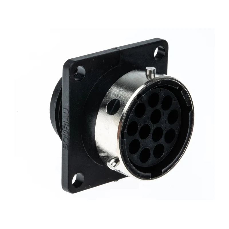 ITT Cannon Circular Connector 12 Contacts, Flange, Female, Plug, IP65, UTG Series UTG01412S