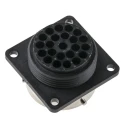 Souriau Sunbank by Eaton Circular Connector, 23 Contacts, Flange, IP65, Female Plug, Thermoplastic Body UTG01823S