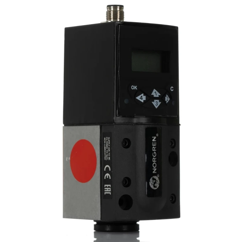 Norgren Proportional Control Valve, Pilot/Spring Actuation, Aluminium Body, 24V, 1/4 inch, 3 Ports, 10 bar, VP50 Series 