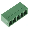 Phoenix Contact MC 1.5/5-G-3.81 Series Pluggable Terminal Block, 5-Contact, 3.81 mm Pitch, 1 Row, Male, 8A, 300V 1803303