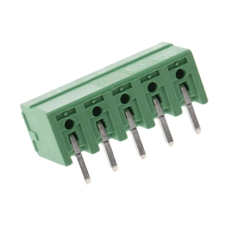 Phoenix Contact MC 1.5/5-G-3.81 Series Pluggable Terminal Block, 5-Contact, 3.81 mm Pitch, 1 Row, Male, 8A, 300V 1803303