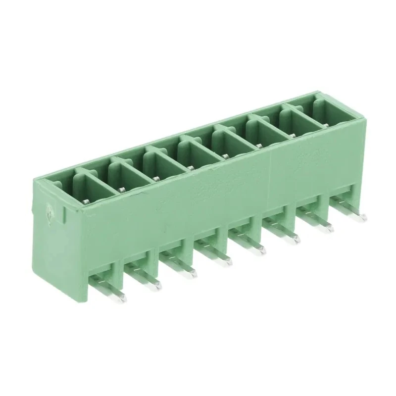 Phoenix Contact MC 1.5/ 8-G-3.81 Series Pluggable Terminal Block, 8-Contact, 3.81 mm Pitch, Right Angle, 1803332