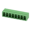 Phoenix Contact MC 1.5/ 8-G-3.81 Series Pluggable Terminal Block, 8-Contact, 3.81 mm Pitch, Right Angle, 1803332