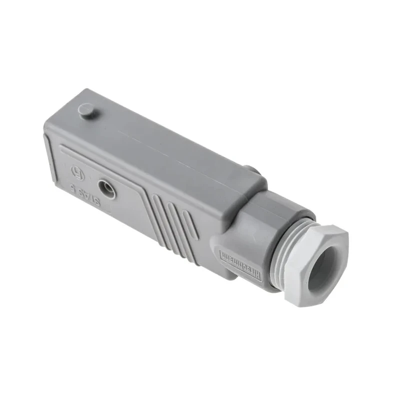 Hirschmann ST IP54 White Cable Mount 5P+PE Straight Industrial Power Connector 10A 250V 400V 