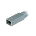 Hirschmann ST IP54 White Cable Mount 5P+PE Straight Industrial Power Connector 10A 250V 400V 