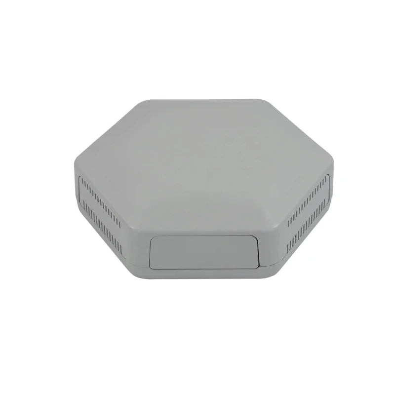 CAMDENBOSS Raspberry Pi IoT Hex Enclosure Grey ABS, IP40/IP30, UL94-V0, CBHEX1-15-GY