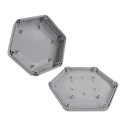 CAMDENBOSS Raspberry Pi IoT Hex Enclosure Grey ABS, IP40/IP30, UL94-V0, CBHEX1-15-GY