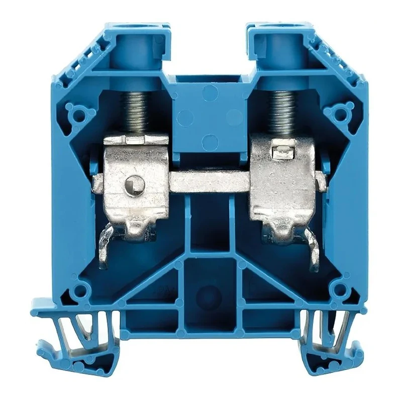 Weidmüller WDU Series Feed Through Terminal Block, Blue, 50mm², 1-Level, Screw Connection, ATEX IECEx Certified 1020580000