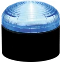 RS PRO Blue Beacon 12V AC/DC, 24V AC/DC, Flashing/Steady, LED Bulb, Polycarbonate IP66