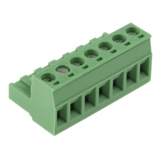 Phoenix Contact MSTB 2.5/7-ST-5.08 Series Pluggable Terminal Block, 7-Contact, 5.08 mm Pitch, 1 Row, Polyamide, 12A 1757064