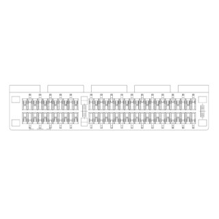 Amphenol Communications Solutions Vertical Edge Connector, Male, Through Hole, 64 Contacts, 1 mm Pitch 10018784-10201TLF