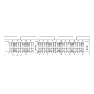 Amphenol Communications Solutions Vertical Edge Connector, Male, Through Hole, 64 Contacts, 1 mm Pitch 10018784-10201TLF