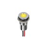 RS PRO Panel Mount LED, Yellow Indicator, Wire Termination, 8 mm, IP67, 6V DC, 20mA 220-8934