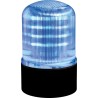 RS PRO Multifunction Blue LED Beacon, Steady/Rotating/Flashing, Polycarbonate, 12V/24V AC/DC, IP66