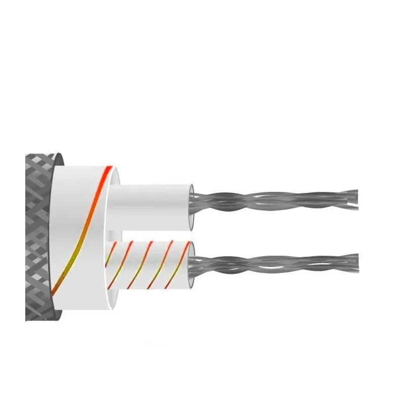 RS PRO XQ Series Type U Thermocouple Cable, Screened, 100 m, Fibreglass Insulation, 350°C Max, 7 x 0.2 mm Strands 220-9508