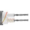 RS PRO XQ Series Type U Thermocouple Cable, Screened, 100 m, Fibreglass Insulation, 350°C Max, 7 x 0.2 mm Strands 220-9508
