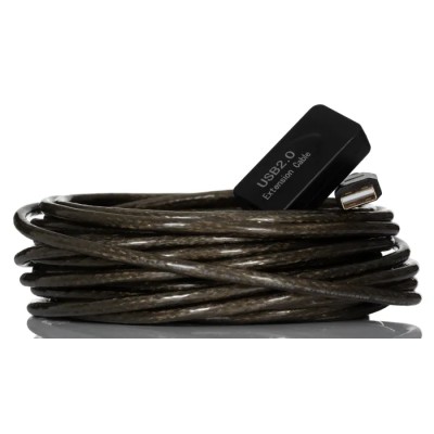 RS PRO 1-Port USB 2.0 Active Booster Cable Male to Male, 10 m Extension Distance, 220-6500