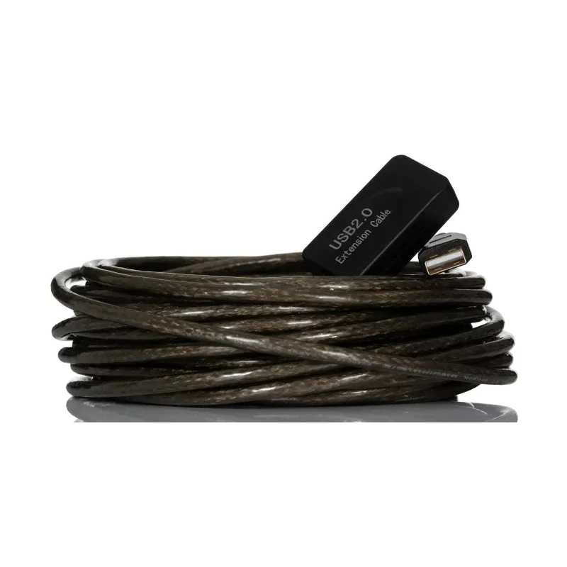 RS PRO 1-Port USB 2.0 Active Booster Cable Male to Male, 10 m Extension Distance, 220-6500