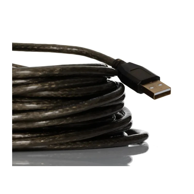 RS PRO 1-Port USB 2.0 Active Booster Cable Male to Male, 10 m Extension Distance, 220-6500
