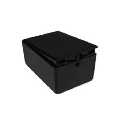 RS PRO Easy Assembly Electronics Enclosure, ABS, PCB Mounting, Internal 82x52x36mm, Black, IP40, IK06, UL94-V0 221-3549