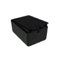 RS PRO Easy Assembly Electronics Enclosure, ABS, Black, PCB Mounting, Internal 122x71x41 mm, IP40, 221-3556