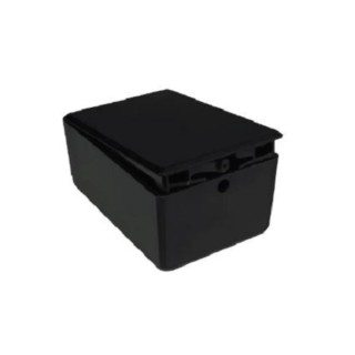 RS PRO Easy Assembly Electronics Enclosure, ABS, Black, PCB Mounting, Internal 122x71x41 mm, IP40, 221-3556