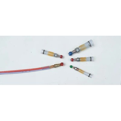 TE Connectivity Blue Polyvinyl Fluoride Solder Sleeve , 37.7mm Length, 3.6–4.5mm Cable Diameter, Terminator, 2kV SGRS-2