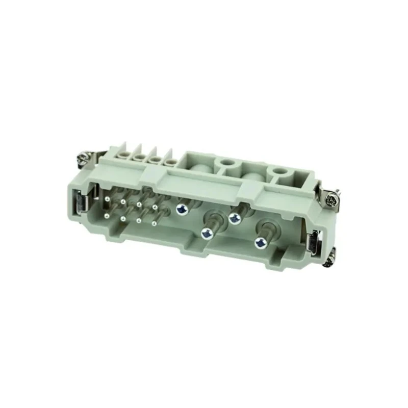 Amphenol Industrial Heavy Duty Power Connector Insert, Male, 12 Contacts, 80A, 400V, Heavy Mate C146 C146 10A012 100 13