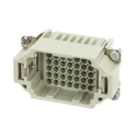 Amphenol Industrial Heavy Duty Power Connector Insert, 10A, 250V, Heavy Mate C146 Series, Male, 24 Contacts C146 10A042 000 9