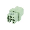Amphenol Industrial Heavy Duty Power Connector Insert, 16A, Female, 7 Contacts, Heavy Mate C146 Series C146 10B007 000 2