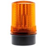 Moflash LED201 Series Amber Beacon, Flashing, Rotating, Steady Modes, Surface Mount, LED Bulb, 24V DC, IP65,