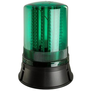 Moflash  LED401 Series Green Multifunction Signal Beacon, 24V DC, Surface Mount, LED Bulb, IP65