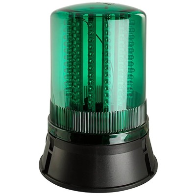 Moflash  LED401 Series Green Multifunction Signal Beacon, 24V DC, Surface Mount, LED Bulb, IP65