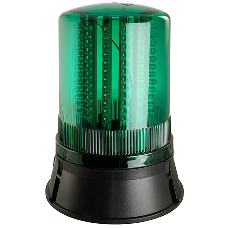 Moflash  LED401 Series Green Multifunction Signal Beacon, 24V DC, Surface Mount, LED Bulb, IP65