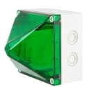 Moflash  LED701 Green LED Beacon 230V, Flashing/Steady Signal, Surface Mount, Polycarbonate, IP67/IP66