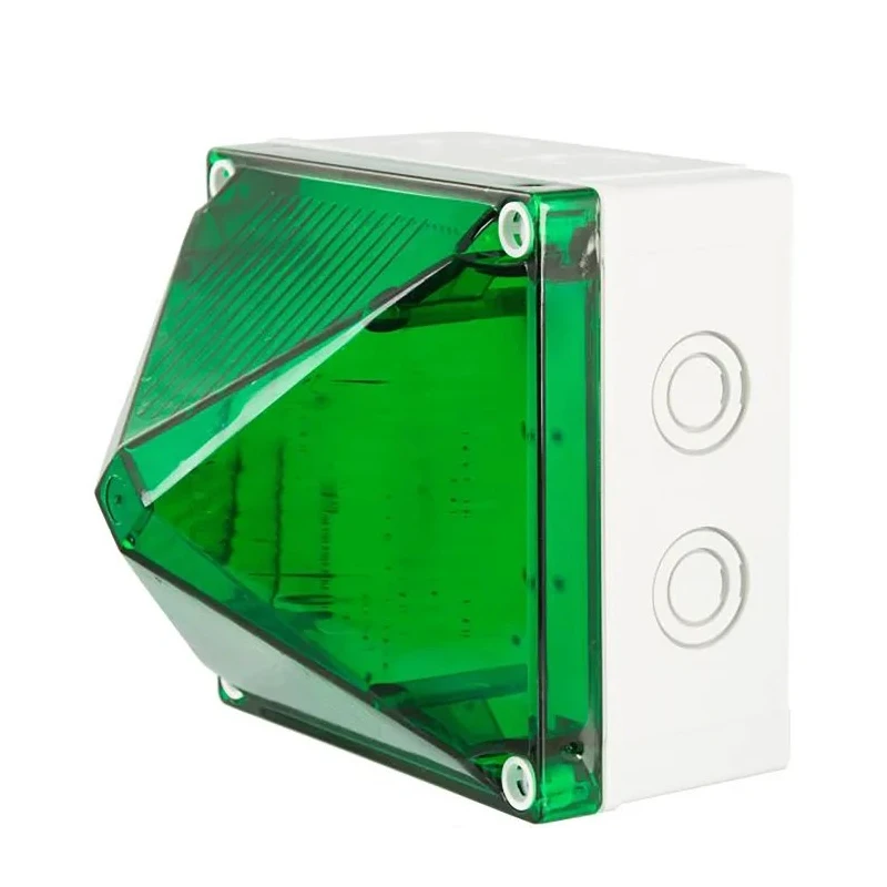 Moflash  LED701 Green LED Beacon 230V, Flashing/Steady Signal, Surface Mount, Polycarbonate, IP67/IP66