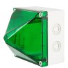 Moflash  LED701 Green LED Beacon 230V, Flashing/Steady Signal, Surface Mount, Polycarbonate, IP67/IP66