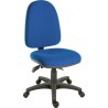 RS PRO Blue Fabric Lab Chair, Adjustable Height, Wheeled, 120 kg Weight Capacity 221-6331