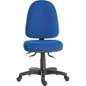 RS PRO Blue Fabric Lab Chair, Adjustable Height, Wheeled, 120 kg Weight Capacity 221-6331