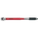 Teng Tools Click Torque Wrench 90–450 Nm, 3/4 Inch Square Drive, 850mm Alloy Steel, Adjustable, Satin Chrome Finish 3492AG-E