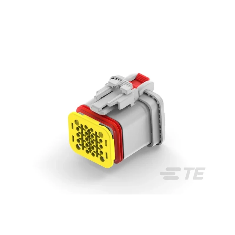 TE Connectivity 20 Way Automotive Connector Female Plug, Grey, Solder Termination, 13A, Cable Mount 2350890-2