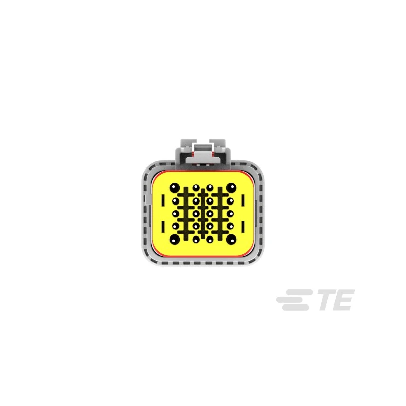 TE Connectivity 20 Way Automotive Connector Female Plug, Grey, Solder Termination, 13A, Cable Mount 2350890-2