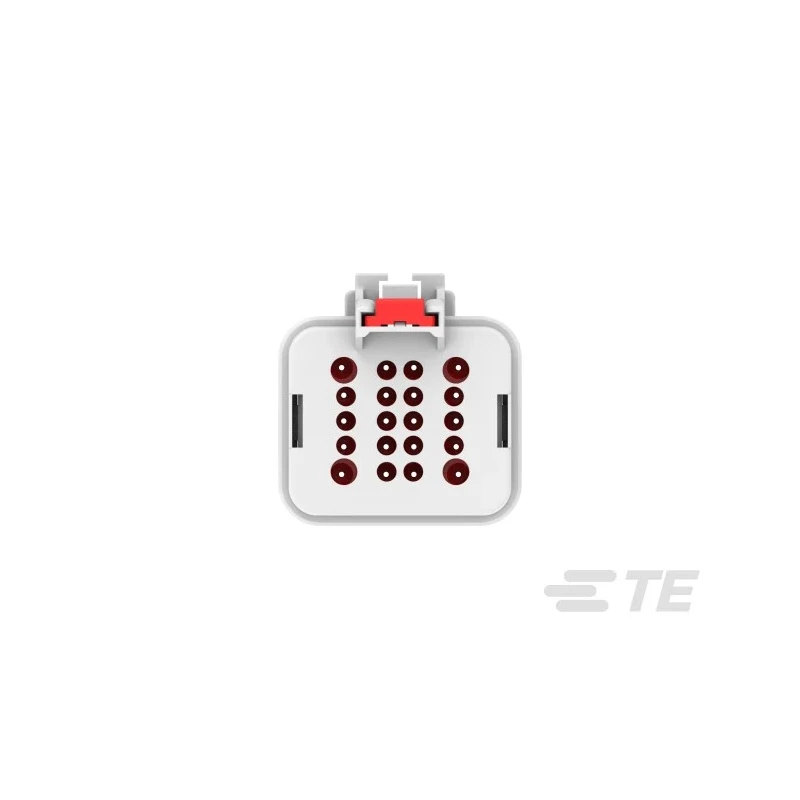 TE Connectivity 20 Way Automotive Connector Female Plug, Grey, Solder Termination, 13A, Cable Mount 2350890-2