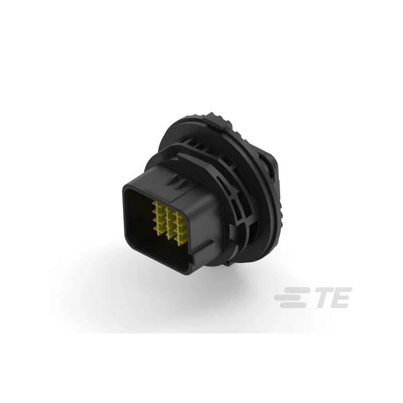 TE Connectivity Automotive Connector Female, Panel Mount, 20 Way, Black, Solder Termination, IP67/IP69K 1-2350891-1