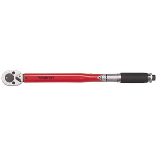 Teng Tools Adjustable Click Type Torque Wrench 40–200 Nm, 1/2 in Square Drive, Alloy Steel, 465 mm Length 1292AG-EP