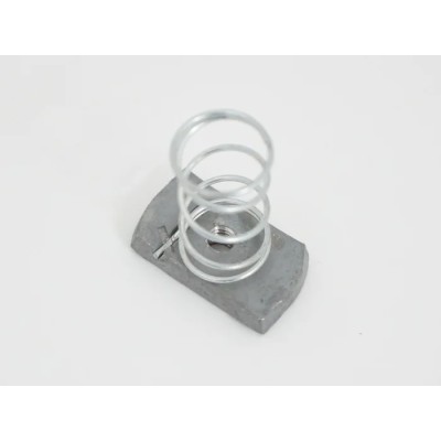 RS PRO Channel Nut Steel M8 Thread, Short Spring, For Unistrut & Strut Channels 221-6350