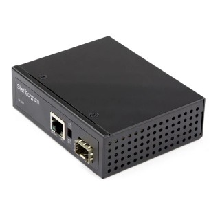 StarTech.com Industrial Ethernet Media Converter RJ45, SFP, 1000Mbps, Full Duplex, -40°C to 75°C